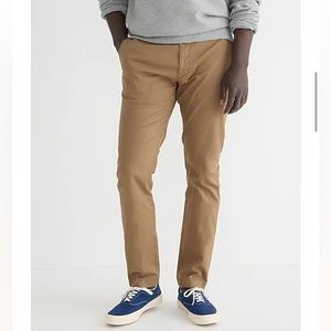 J Crew 484 Chinos Slim Fit River Brown Khakis Size 36/32